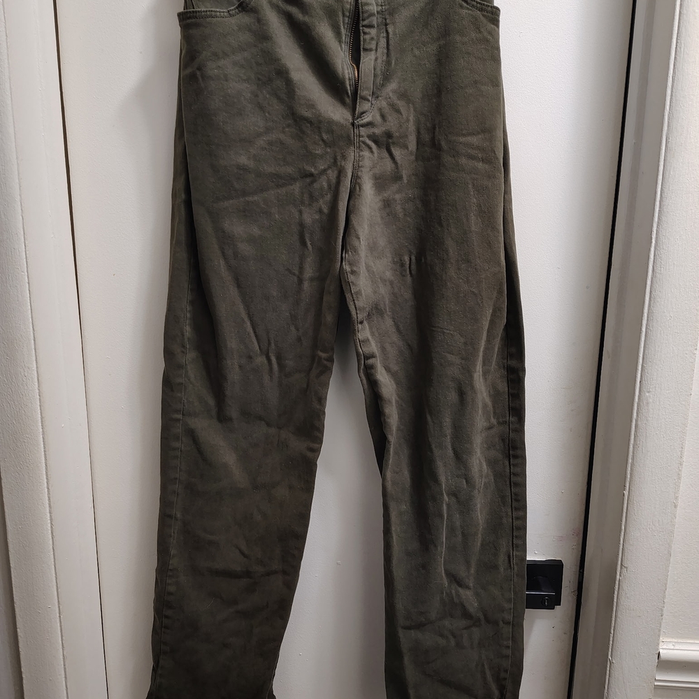 Gloria Vanderbilt Olive Green Chinos